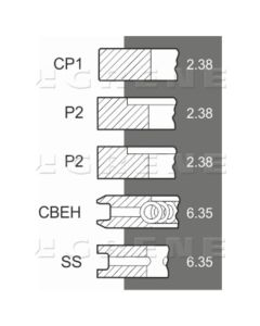 Kolvirõngad Ø98,48mm 5tk. 745760M91