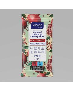 Niisutatud puhastuslapid Pomegranate juice 30tk Mayeri All-Care