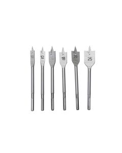 Puidupuuride komplekt 6 osa Ø10-25mm GEKO