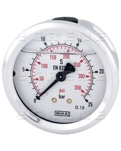 Manomeeter T-1/4" 25bar Ø63mm