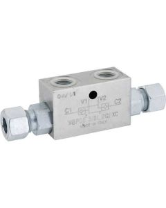 Tagasivoolu klapp VBPDE 3/8" M18x1,5 12L 30l/min