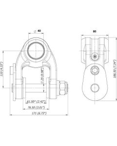 Ühendus BR1 80/40-25 Baltrotors