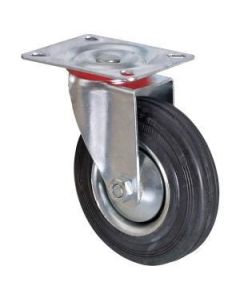 Kronsteiniga ratas Ø125x34mm (pöör.kumm)