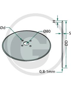 Ketasnuga Ø460/5mm 31-3460105