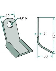 Y-tera Ø16 #6/40/125mm 63-PRO-02