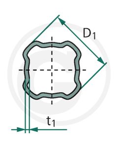 Kardaani võll 58,2x3 L-1000 Bondioli S8