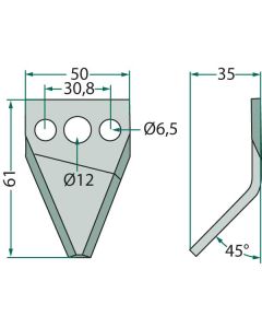 Tera #3mm 61x50mm 45`L  STRAUTMANN