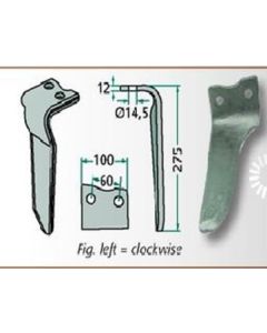 Tera RH 275x100x12mm Ø14,5 000182936