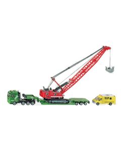 Treiler ekskavaatoriga+saateauto SIKU 1:87