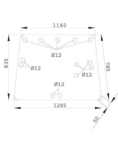 Tagaklaas L36606, R79656