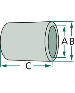 Puks Ø22/28x44mm Cat.1/2 CBM