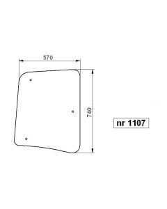 Küljeklaas RH 620x750x5 53.369.046