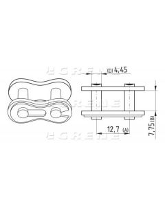Ketilukk 08A-1 CL (12,7) KB