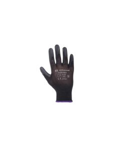 Sõrmkindad  polüester/nailon 13G suurus 10/XL 3 paari must