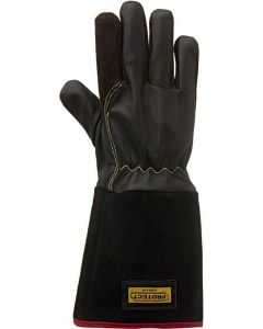 Keevituskindad kitsenahast, mustad, suurus 8