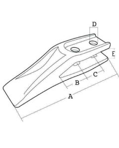 Kopa hammas 40301AN JCB