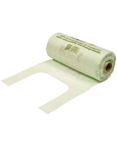 Komposteeritavad kilekotid  22+12x45cm, rullis 200tk