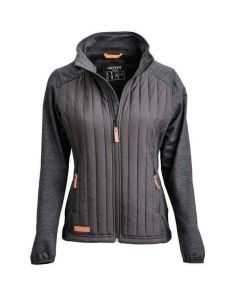 Naiste hübriid fliisjakk suurus 2XL must