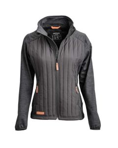 Naiste hübriid fliisjakk suurus XS must