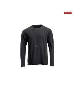 Meeste T-särk pikkade varrukatega must 4XL