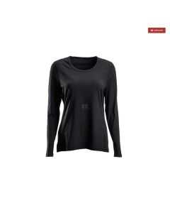 Naiste T-särk pikkade varrukatega must 2XL