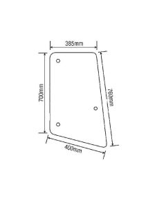 Küljeklaas RH L113305