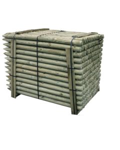 Immutatud puitpost L-2400mm Ø60mm HC3