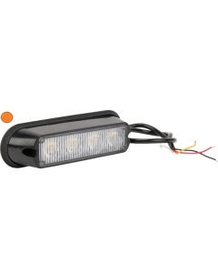 Vilkur-ohutuli LED 12-24V 132x34x30mm oranz