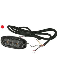 Vilkur-ohutuli LED 12-24V 82x30x9mm punane