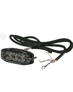 Vilkur-ohutuli LED 12-24V 82x30x9mm valge