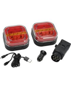 Juhtmevaba lampide komplekt LED 12-24V