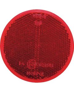 Reflektor Ø78/8mm punane
