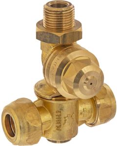 Pihusti korpus M75 G3/8M 2xØ18 M75110016