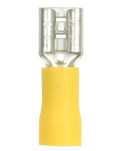 Juhtmeots lapik 6,3x0,8mm pesa kollane