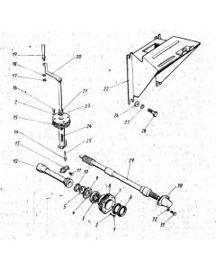 Jõusiirdevõlli laagripesa 40-4202034