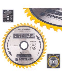 Lõikeketas puidule z-40 Ø210x30mm PM