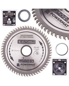 Lõikeketas puidule z-60 Ø125x22,2mm