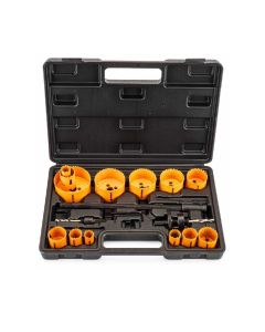 Avasaagide komplekt Bi-metall Ø19-76mm 17 osa.