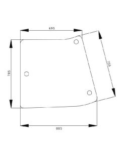 Nurga klaas LH SU33101, R201574
