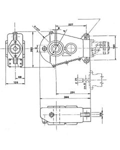 Reduktor 16,4:1 200Nm A- Ø35mm