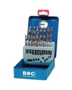 Metallipuuride komplekt HSS-E Ø1-10mm 19osa.