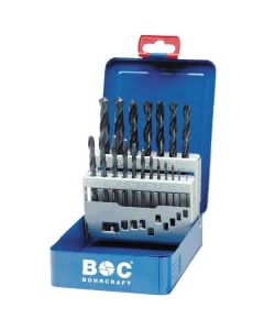 Metallipuuride komplekt HSS Ø1-10mm 19 osa.