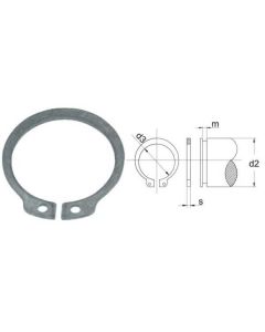 Stopperrõngas 16mm Võllile DIN471