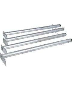 Tugijalad jootmisvannile 4tk.