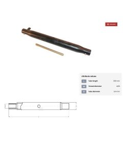 Kesktõmmitsa toru M36x3 L-330mm