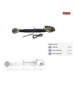 Kesktõmmits CAT2/2 M30x3,5 L575-785mm