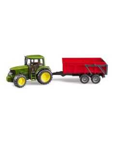 Traktor John Deere 6920 + haagis BRUDER 1:16