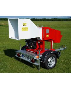 Oksatükeldaja SMH70 bensiinimootoriga+haagis URBAN