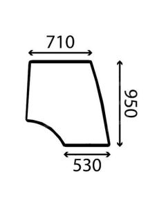 Ukse klaas ül.RH V31506000