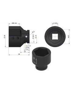 Löökpadrun 48mm 3/4" DIN 3129